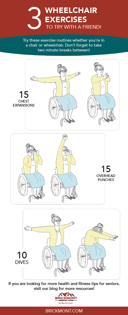 How to Exercise in A Wheelchair with Your Best Friend